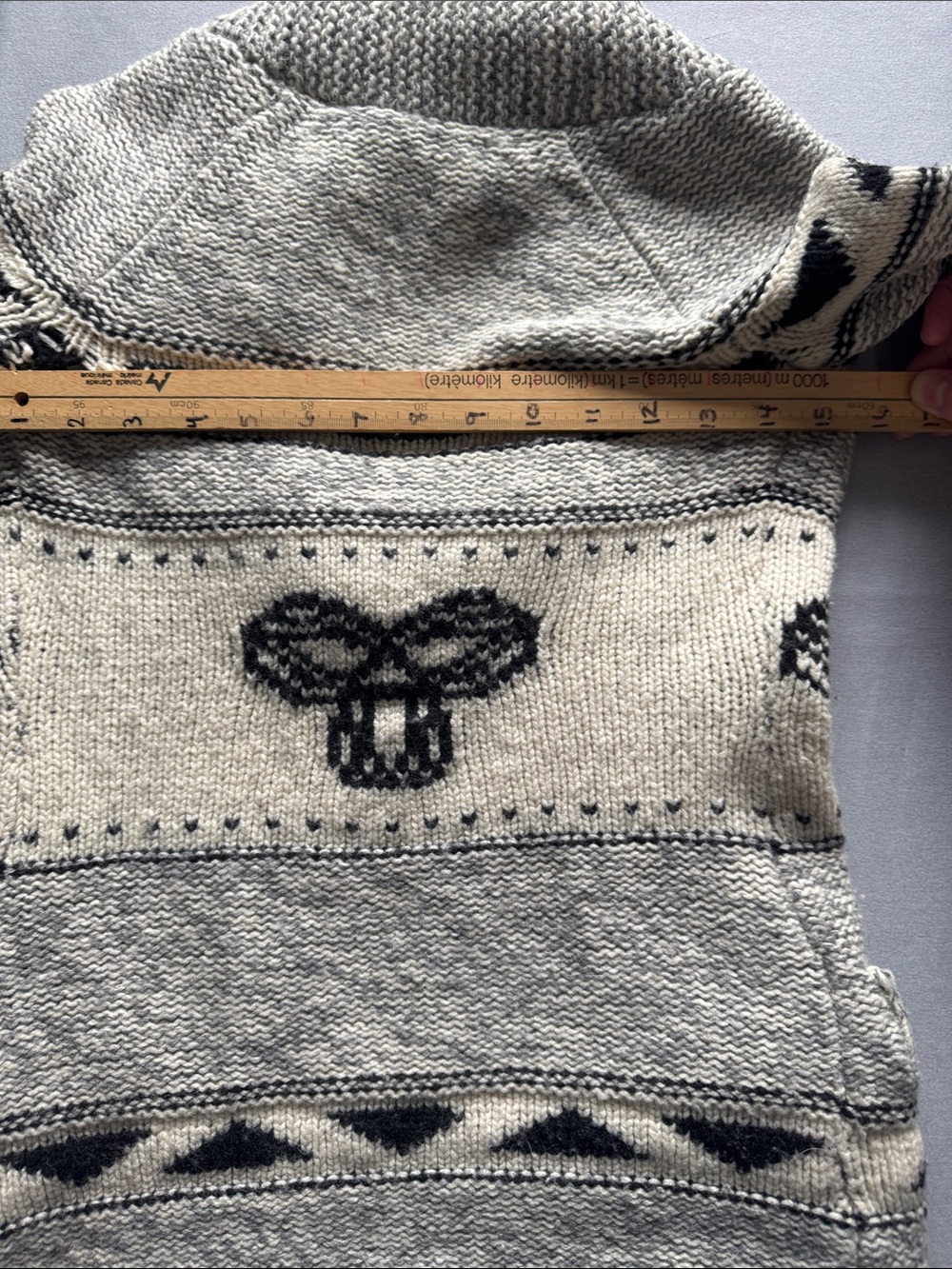 TNA 100% Lambswool Button Up Sweater XS - Picture 9 of 10